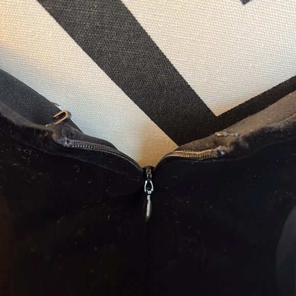 Betsy & Adam By Linda Bernell‎ Black velvet fit & flare party/formal dress. NWT! - Picture 11 of 13